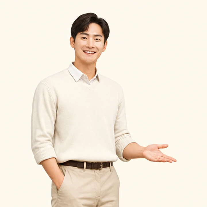 신용불량자 그랜저 장기렌트카 상담 신청을 안내하는 담당자
